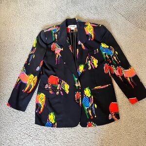1980’s Vintage Zebra Blazer
